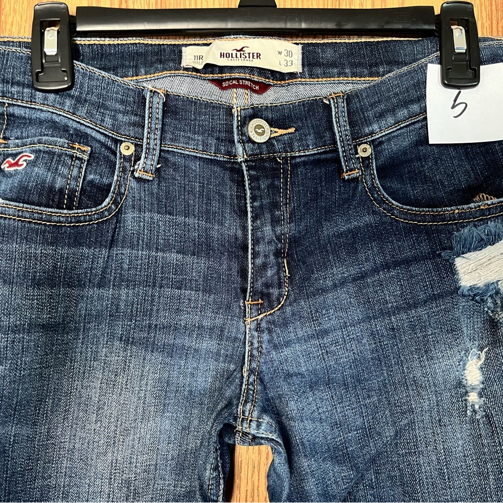 Hollister Jeans size 30 waist, regular length.